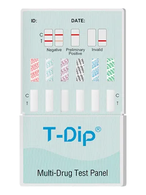 Prime Screen 5 Pack 6 Panel Urine Drug Test Kit (THC-Marijuana, BZO-Benzos, MET-Meth, OPI, AMP, COC), WDOA-264 5 Count (Pack of 1) - product information 2