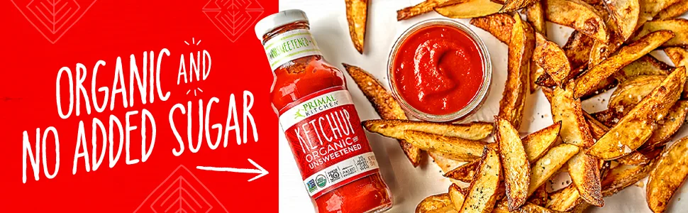 Primal Kitchen, Organic Unsweetened Ketchup, 11.3 oz - organic no sugar added ketchup primal keto paleo