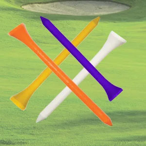 PRIDE GOLF TEE, 2-3/4 inch Deluxe Tee, 500 Count White - product information 3