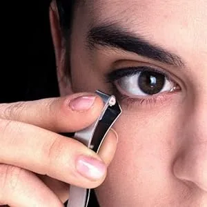 Preo Prima Shogyo Japanese Partial Eyelash Curler, Inner Corner/Outer Corner Precision Lash Curl Up Tool, Made in Japan (Included 6 Replacement Rubber) C-2000 - prima shogyo