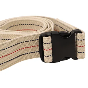 Premium Patient Transfer/Walking Gait Belt with Plastic Quick Release Buckle - Beige 72"L x 2" 72 Inch (Pack of 1) Plastic Quick Release Buckle - main