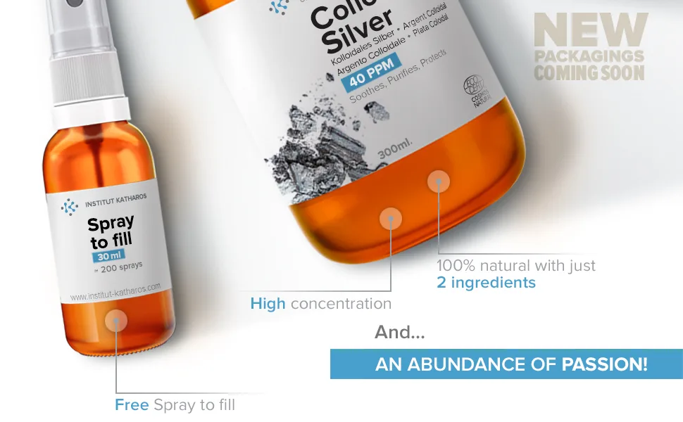 Premium Colloidal Silver 40ppm 10 fl oz  Optimal Concentration Formula, Smaller Particles, Better Results  Laboratory Certified  Liquid Silver Made in EU  Free Spray Bottle to Fill & Ebook - Colloidal silver liquids 40 PPM 2