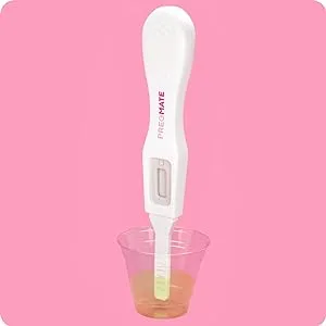 Pregmate 20 Pregnancy Midstream Tests (20 Count) - Dip the test into the urine for 3-5 seconds.