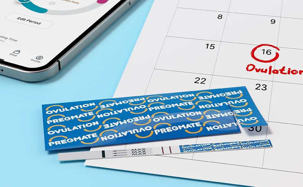 Pregmate 100 Ovulation Test Strips Predictor Kit (100 Count) - Maximize your chance of pregnancy with accurate ovulation prediction.