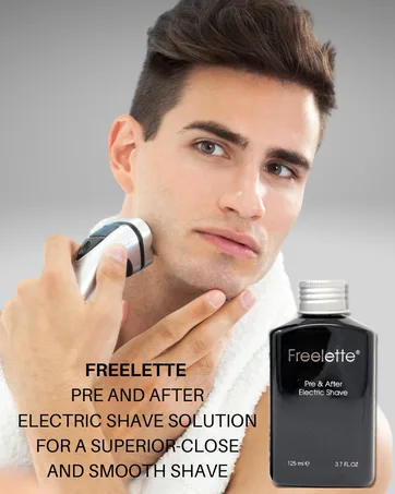 Pre Electric Shave After Shave Lotion Cream - Best For Close Shave Balm - Smooth and Irritation-free Shave. Freelette (ONE PACK) - Freelette preshave