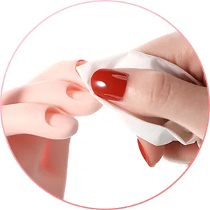 Practice Hand Nail Design Training Hand Flexible Fake Hand with 500 Pieces Fake Nails Acrylic False Fingernails and 25 Sheets Double Sided Adhesive Tabs for Manicure Practice Tool (Transparent Nails) - product information 4