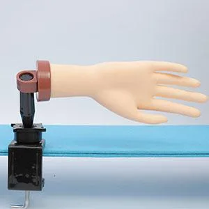 Practice Hand for Acrylic Nails, Nail Hand Practice, Hand for Nail Practice, Flexible Bendable Mannequin Hand, Professional Nail Art Trainer Acrylic Practice Hand 1Pc Dark Hand - nail training hand