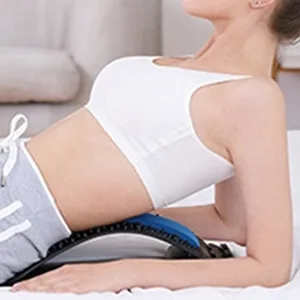Poxum Back Stretcher for Lower Back Pain Relief, Back Cracker Board, Multi-Level Back Massager Lumbar, Spinal and Back Stretching Device for Spine Decompression, Herniated Disc, Sciatica Pain Relief - Back Stretcher for Pain Relief