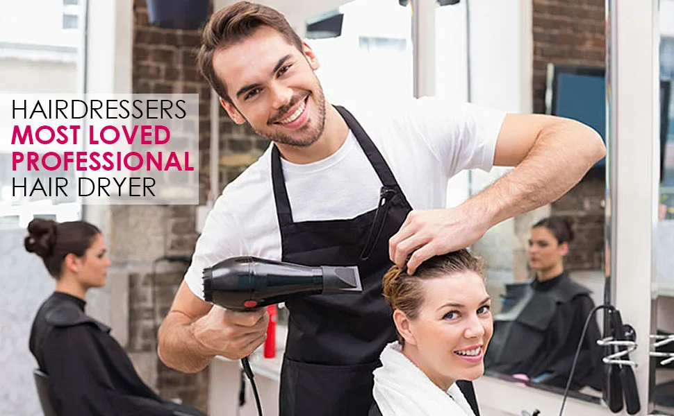 Powerful 2200w Ionic Hair Dryer, Fast Drying Professional Blow Dryer, JOHN Blast Turbo 6900 - hair dryer