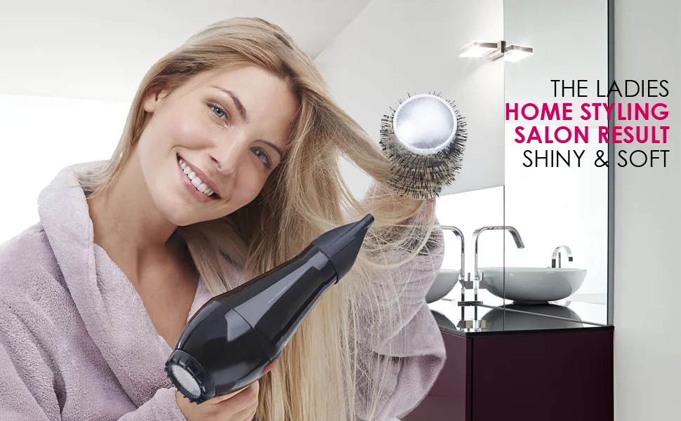 Powerful 2200w Ionic Hair Dryer, Fast Drying Professional Blow Dryer, JOHN Blast Turbo 6900 - professional hair dryer