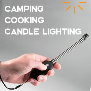 Power Practical Candle Lighter Sparkr USB Rechargeable Electric Lighter w/Plasma Technology & Extra Long Wand, Flameless Lighters for Candles, Camping, Cooking, Black - power practical sparkr wik lighter