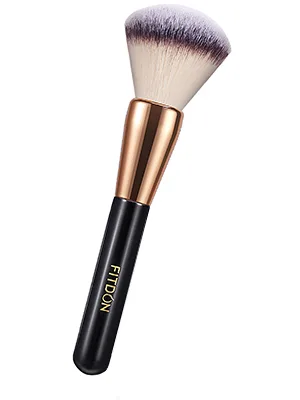 Powder Makeup Brush, FITDON Kabuki Brush for Face Large Coverage Mineral Powder Bronzer Foundation Blending Blush Buffing Powder Brush - Powder Brush