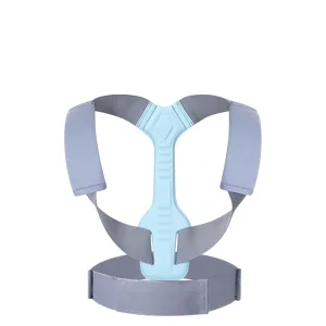 Posture Corrector for Women and Men, Upper Back Brace Straightener Posture Corrector for Clavicle Chest Support Grey Medium - Underarm protection pads