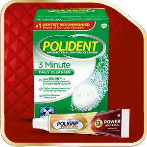 Poligrip Power Max Power Hold plus Seal Denture Adhesive Cream, Denture Cream for Secure Hold and Food Seal, Flavor Free - 2.2 oz - Enhance your denture care routine with Polident cleansers
