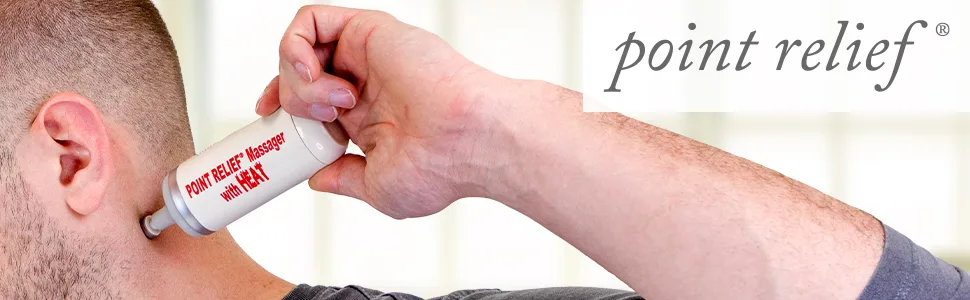 Point Relief Mini Massager for Handheld Targeted Massage Therapy Relieve Muscle Pain, Tension, and Stress Standard - point relief mini massager handheld massage with head target pain relief stress