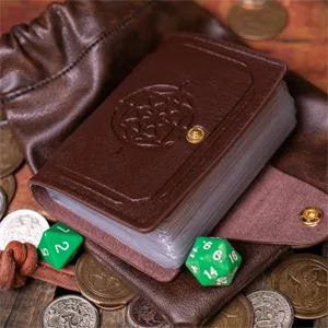 Pocket Compendium: Tome of Recollection - Customizable RPG Item, Spellbook, & Reference Card Holder - Tabletop Fantasy Game Beginner Accessory - Includes 54 Custom Poker-Size Player Cards - product information 2