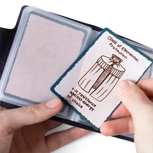 Pocket Compendium: Tome of Recollection - Customizable RPG Item, Spellbook, & Reference Card Holder - Tabletop Fantasy Game Beginner Accessory - Includes 54 Custom Poker-Size Player Cards - product information 3