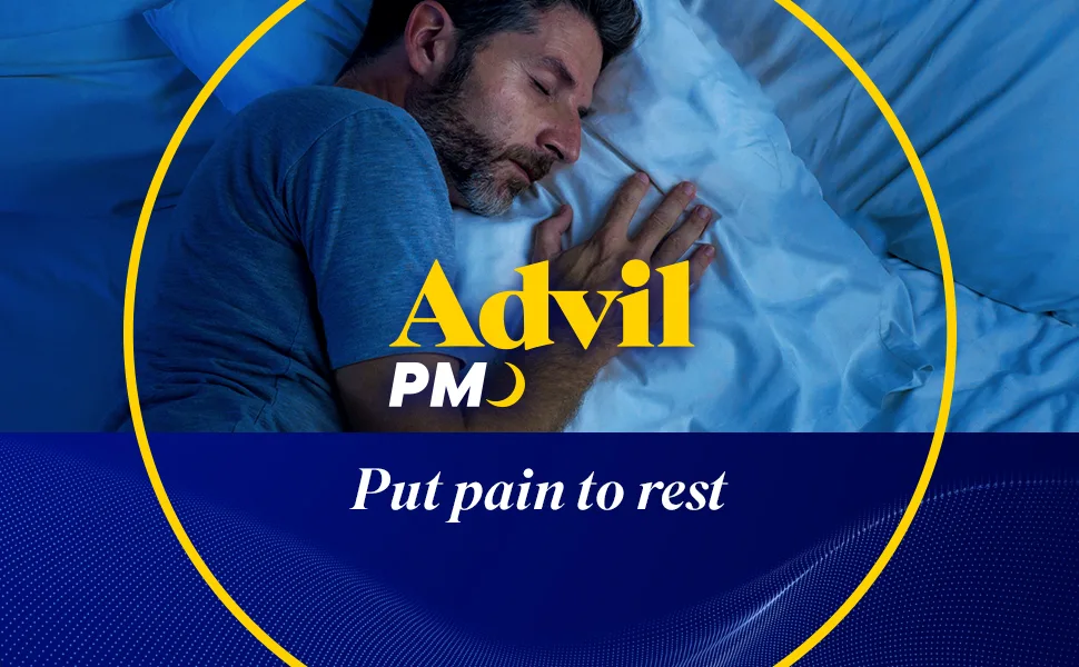 PM Liqui-Gels Pain - Advil PM put pain to rest