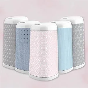 Playtex Diaper Genie Expressions Diaper Pail Fabric Sleeve, Blue Tile - product information 7