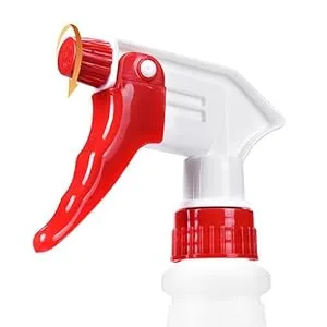 Plastic Spray Bottle 2 Pack, 32 Oz, All-Purpose Heavy Duty Spraying Bottles Sprayer Leak Proof Mist Empty Water Bottle for Cleaning Solution Planting Pet with Adjustable Nozzle - Red - Spray Bottles 32 Oz for Cleaning Solution