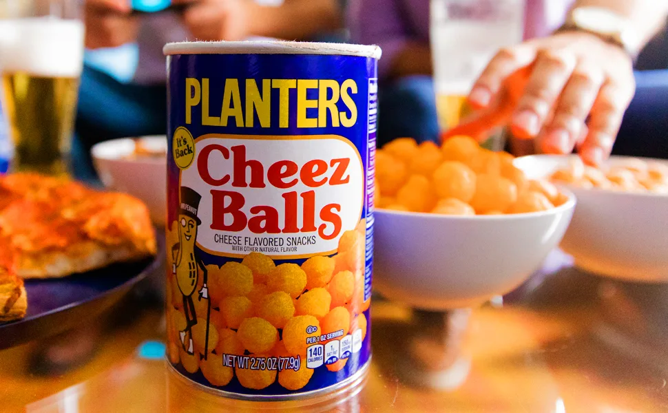Planters Original Cheez Balls Cheese Flavored Snacks (2.75 oz Canister) - To come