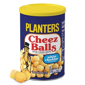 Planters Original Cheez Balls Cheese Flavored Snacks (2.75 oz Canister) - To come