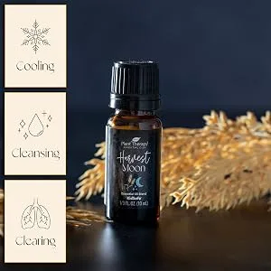 Plant Therapy Pumpkin Spice Fall Essential Oil Blend 10 mL (1/3 oz) 100% Pure, Undiluted, Therapeutic Grade - harvest moon