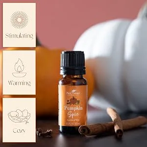 Plant Therapy Pumpkin Spice Fall Essential Oil Blend 10 mL (1/3 oz) 100% Pure, Undiluted, Therapeutic Grade - pumpkin pie