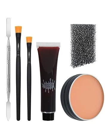 PHOEBE Halloween Makeup Kit Scar Wax SFX Makeup Kit for Special Effects Makeup Ideal to Use for Halloween, Carnivals, Daily Prank, Haunted House 02 - halloween makeup kit