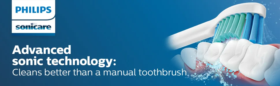 Philips Sonicare Genuine SimplyClean Replacement Toothbrush Heads, 5 Brush Heads, White, HX6015/03 5 White - HX6015/03 Simplyclean brush head philips sonicare