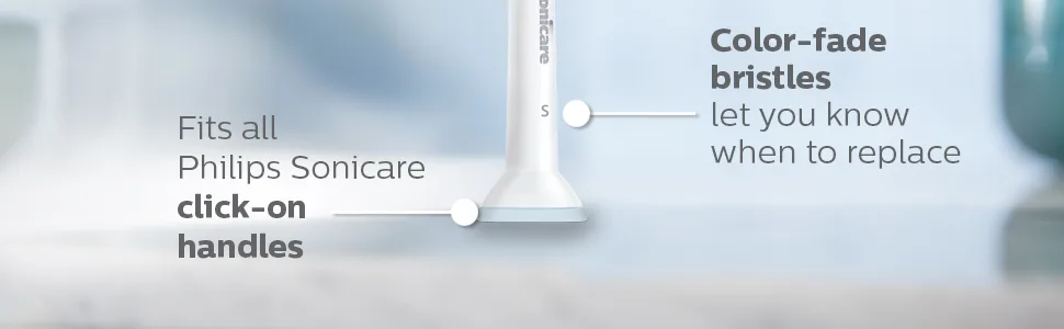 Philips Sonicare Genuine Sensitive Replacement Toothbrush Heads for Sensitive Teeth, 3 Brush Heads, White, HX6053/64 - Philips Sonicare Sensitive replacement toothbrush heads for sensitive teeth