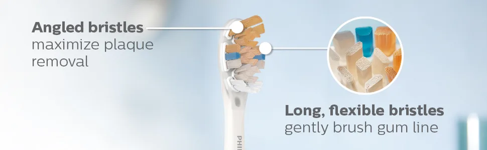 Philips Sonicare Genuine A3 Premium All-in-One Replacement Toothbrush Heads, 2 Brush Heads, Black, HX9092/95 2 Black - Philips Sonicare Premium All-in-One (A3) replacement toothbrush heads