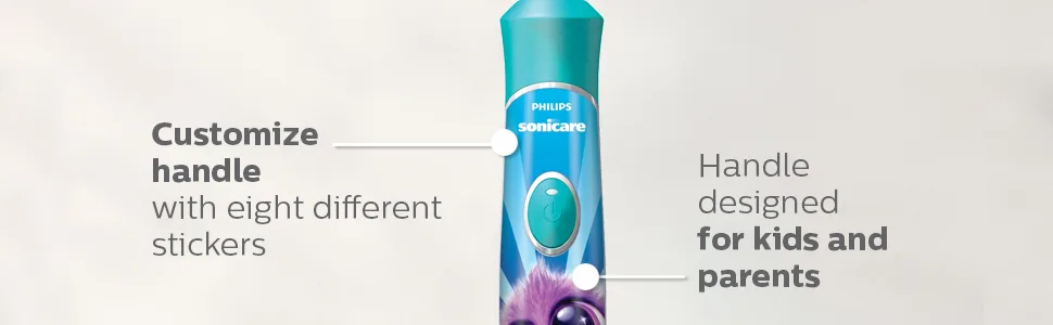 Philips Sonicare for Kids 3+ Bluetooth Connected Rechargeable Electric Power Toothbrush, Interactive for Better Brushing, Turquoise, HX6321/02 - Philips Sonicare for kids toothbrush