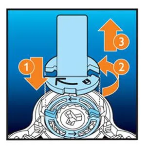 Philips Norelco Replacement Shaver Head for Series 9000, SH90/62 - Philips replacement shaver head, shaver, shaver 9000 replacement heads,S9721/89, S9721/84, S9531/84,