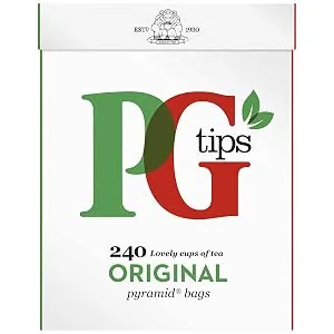 PG Tips Black Tea, Pyramid Tea Bags, 240-Count Box (Pack of 2) - product information 2