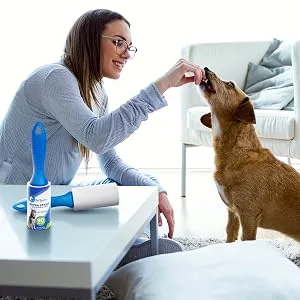 PetLovers Extra Sticky Lint Roller Mega Value Set 450 Sheets for Pet Hair Removal, Dog and Cat Lint Remover - PetLovers Lint Rollers, Extra Sticky Lint Rollers
