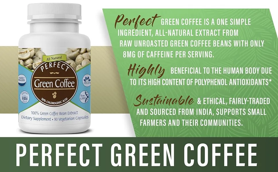 Perfect Green Coffee, 90 Count, 400mg - product information 3