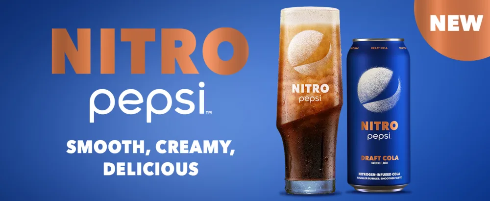 Pepsi Nitro, Draft Cola & Vanilla Draft Cola Variety Pack, 13.65oz Cans (12 Pack) - pepsi nitro