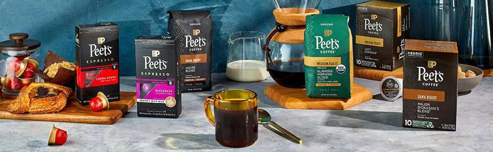 Peet's Coffee, Dark Roast Decaffeinated Ground Coffee - Decaf House Blend 18 Ounce Bag Decaf House Blend 18 Ounce (Pack of 1) - product information 4