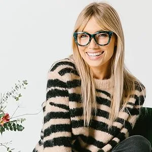 Peepers by PeeperSpecs Women's Center Stage Oversized Blue Light Blocking Reading Glasses Gray Tortoise 2 x - Peepers blue light blocking reading glasses computer gaming tv phones devices women men uva uvb