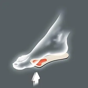 Pedag T-form Anatomically Correct Metatarsal Arch Pads to Lift and Shape, Leather, Medium (EU 38-40/ US W8-10/7M), 1 Count Medium (EU 38-40/ US W8-10/7M) 1 - met pad metatarsal support