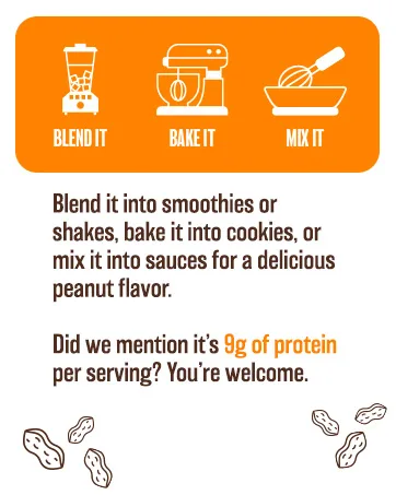 PBfit Pure Peanut, 100% Powdered Peanut Powder, Non-GMO, Plant-Based, Gluten-Free Protein Powder, 9g of Protein, (24 oz) - pbfit pure peanut powder