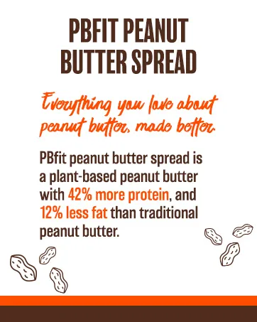 PBfit Peanut Butter, Protein-Packed Spread, Peanut Butter Spread, 16 Oz - pbfit peanut butter spread