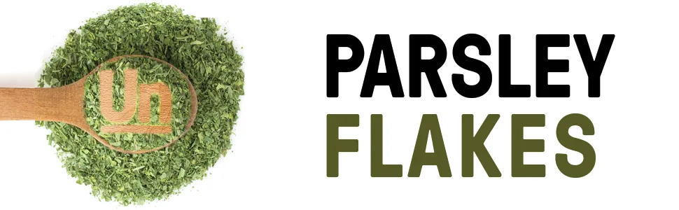 Parsley Flakes, Culinary Staple, Non-GMO, Convenient Dual-Purpose Shaker/Open Lid - Parsley Flakes