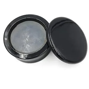 Parker Safety Razor Genuine Mango Wood Hand Carved Shave Soap Bowl - Black Lacquer - product information 3