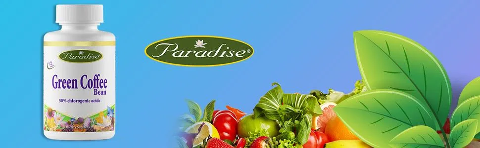 Paradise Herbs Vegetarian Capsules, Green Coffee Bean, 60 Count - product information 1