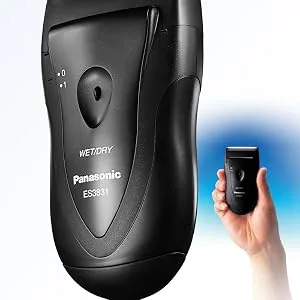 Panasonic Electric Razor for Men, Cordless Wet Dry Lightweight Shaver with Ergonomic Grip, ES3831K, Black - Panasonic ES3831K comfortable and ergonomic design