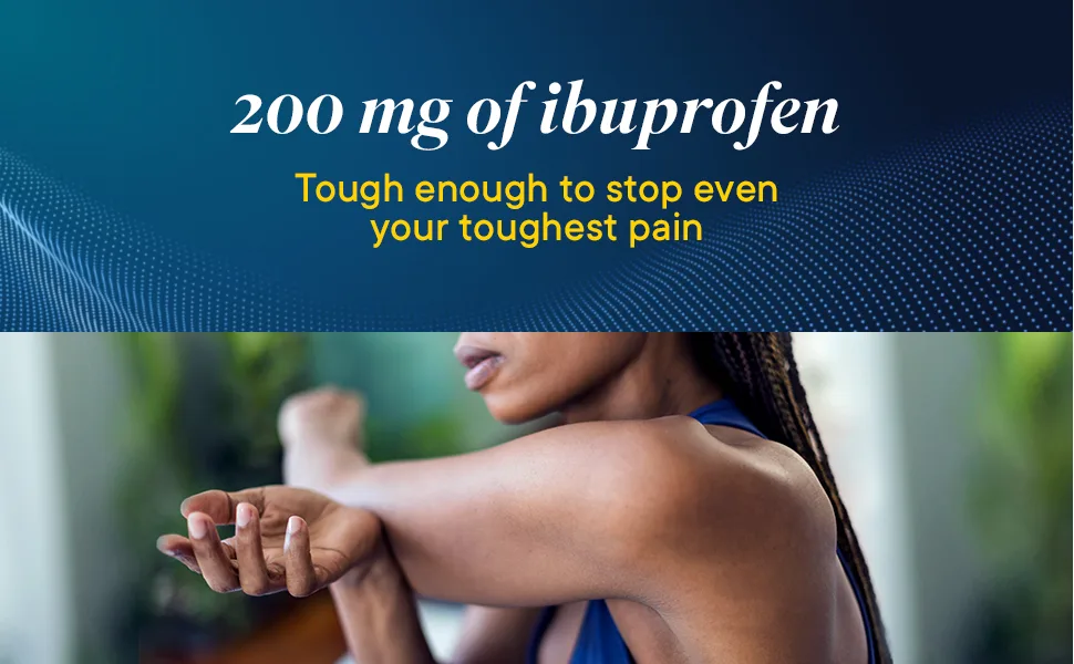 Pain Medication Liquid Capsules - 200 mg of ibuprofen