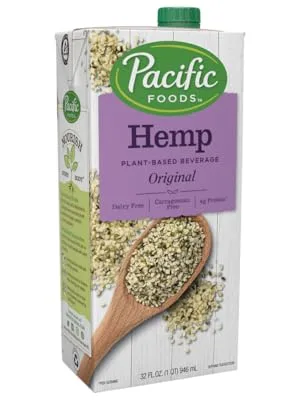 Pacific Foods Hemp Original Unsweetened Plant-Based Beverage, 32 oz - hemp