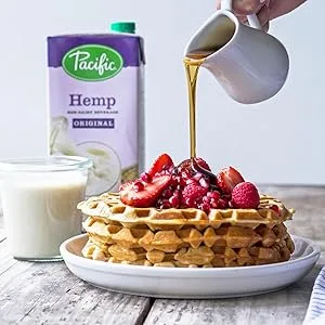 Pacific Foods Hemp Original Unsweetened Plant-Based Beverage, 32 oz - Hemp waffles